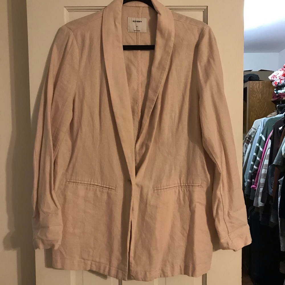 2 linen Blazers